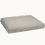 MiaCara Mare dog cushion in grey woven fabric, minimalist rectangular bed designed for comfort and durability.