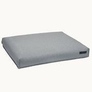 MiaCara Mare dog cushion in grey woven fabric, minimalist rectangular bed designed for comfort and durability