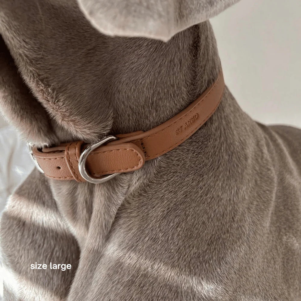 Vegan Leather Dog Collar