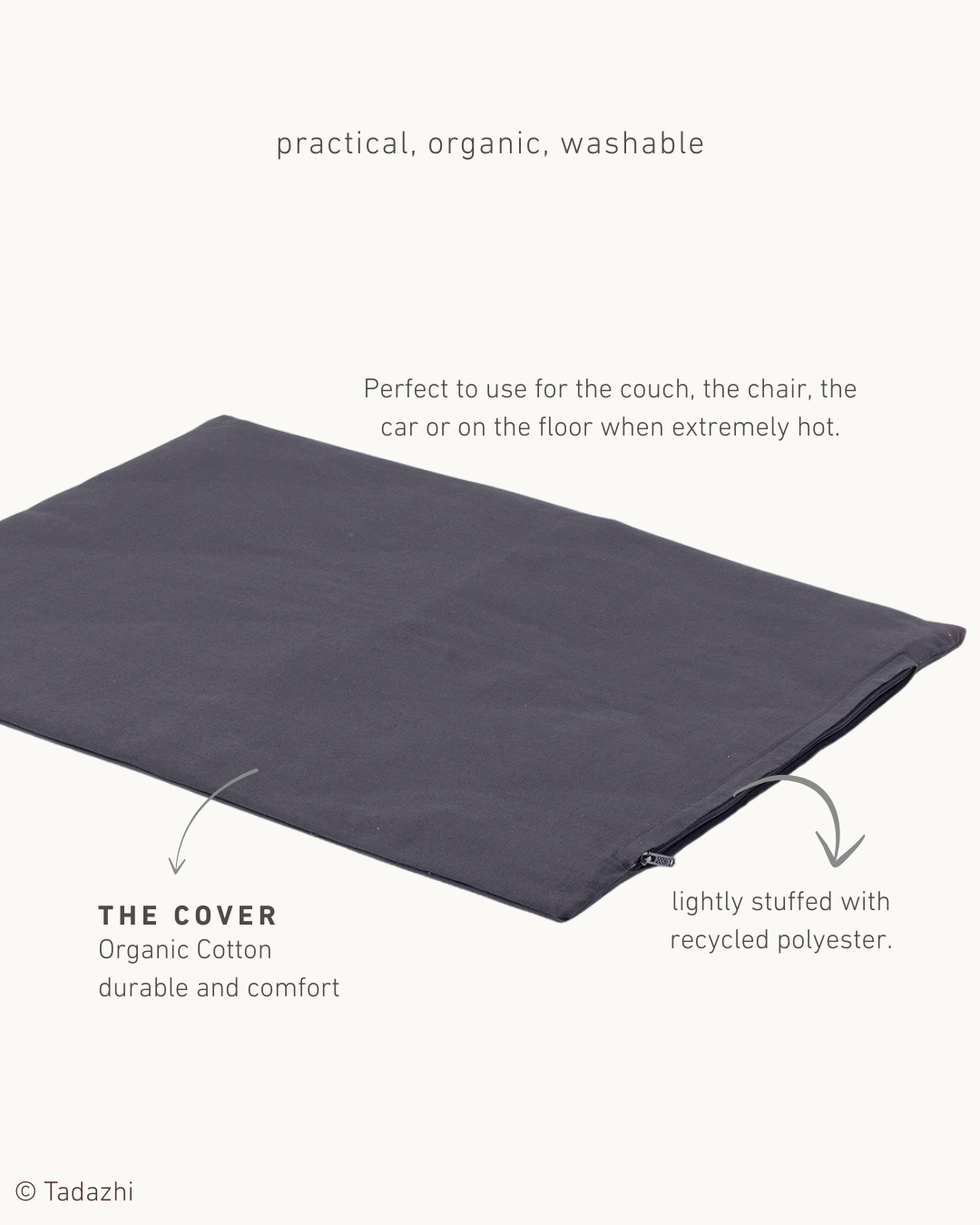Duvet Pet Blanket - Warm Grey