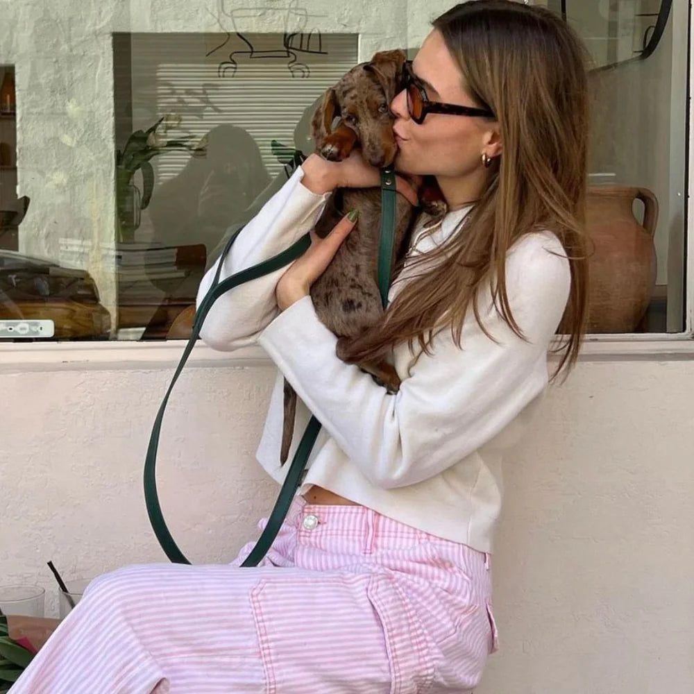 Vegan Leather Dog Leash