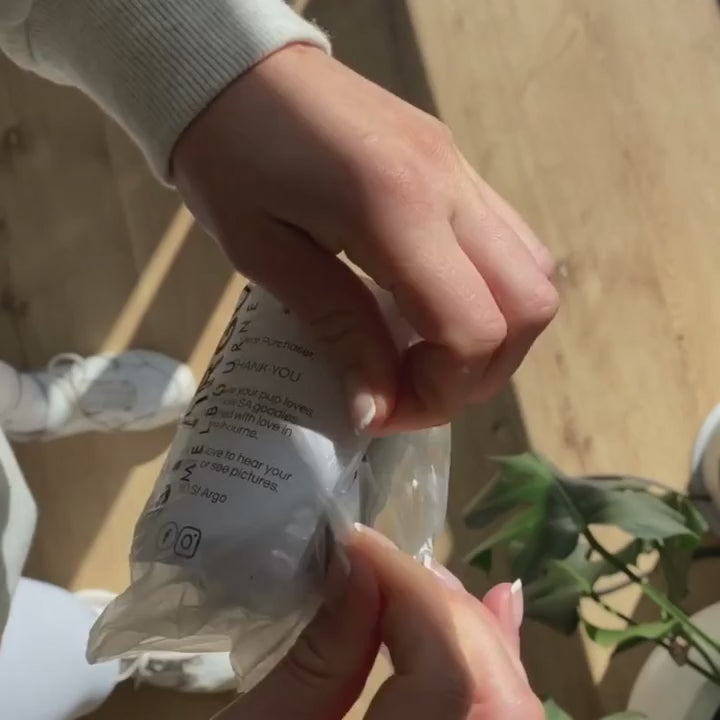 Load video: Poop Bag Holder - Bottle Green
