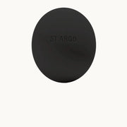 Minimalist black ST ARGO silicone treat pouch, made from food-grade BPA-free material, odor-resistant and dishwasher safe